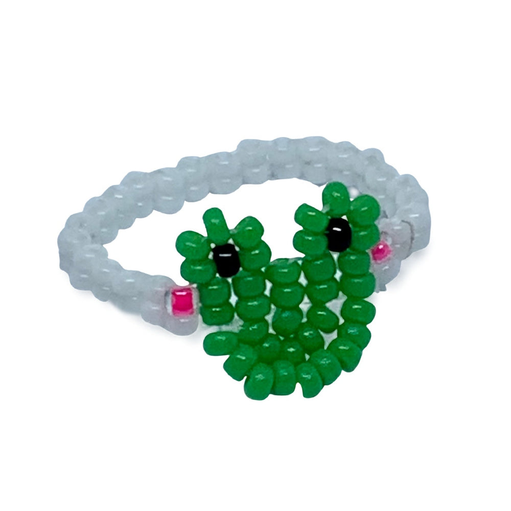 Beaded Frog Ring Tutorial - Instant Download or Printed Copy