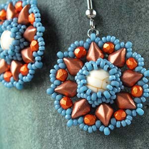 Primrose Earring Pattern - Downloadable - Free!