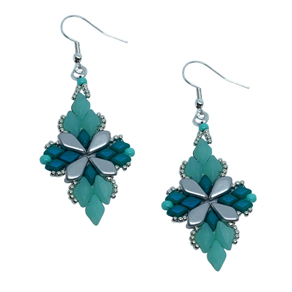 Insignia Earring Pattern - Instant Download or Printed Copy