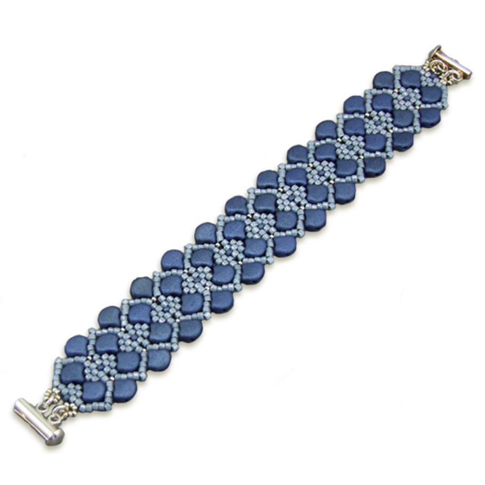 Jaipur Bracelet Pattern by Carolyn Cave - Instant Download or Printed Copy