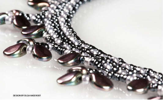 Preciosa Kristi Necklace Pattern - Instant Download or Printed Copy