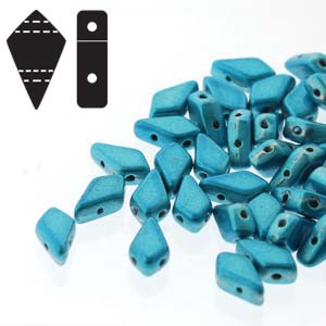 Kite Bead 9x5mm – 10g – Aqua Metalust