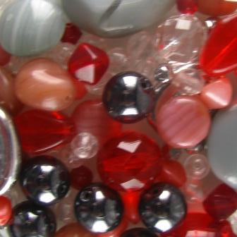 Preciosa Pressed Glass Lava Mix - Approx 50g