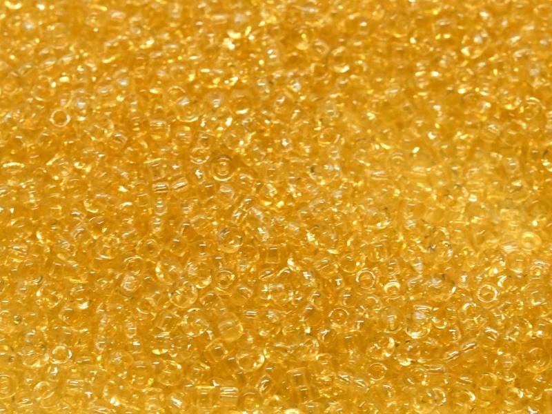 11/0 Miyuki Seed Beads - 25g Bag - Transparent Lt Topaz - Colour 132L