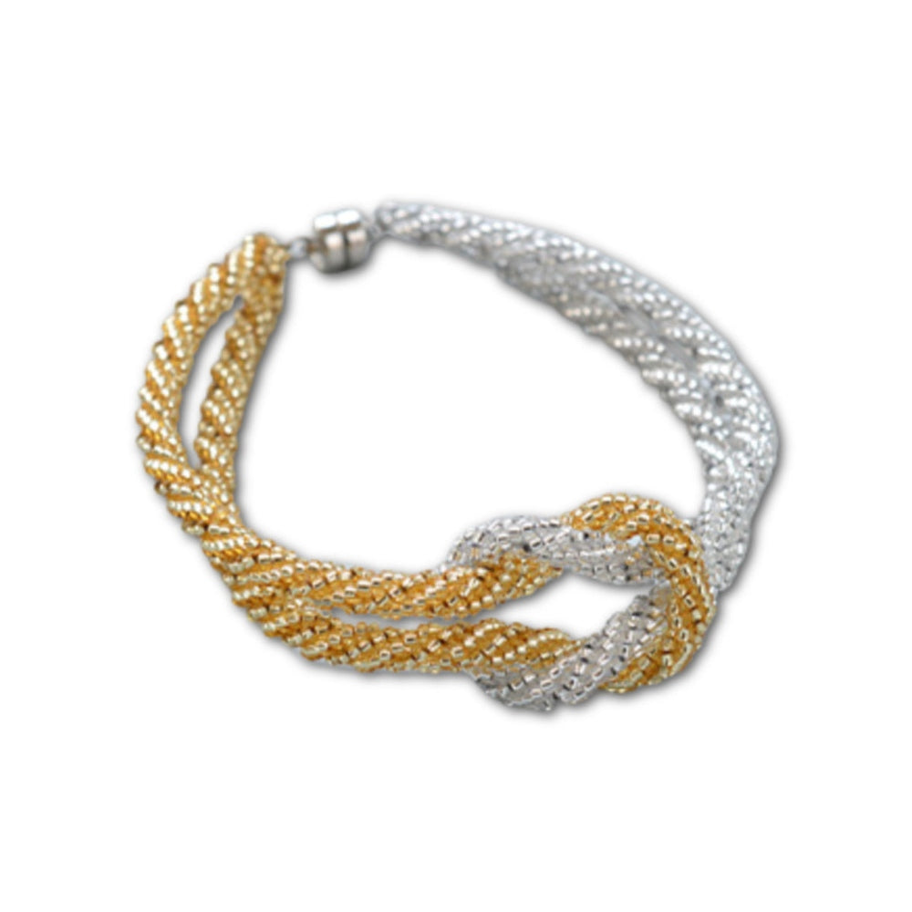 Miyuki Herringbone Stitch Spiral Rope Bracelet Pattern - Instant Download or Printed Copy