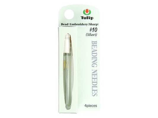 Tulip Beading Needles – Number 10 – Short  – 4 Pack