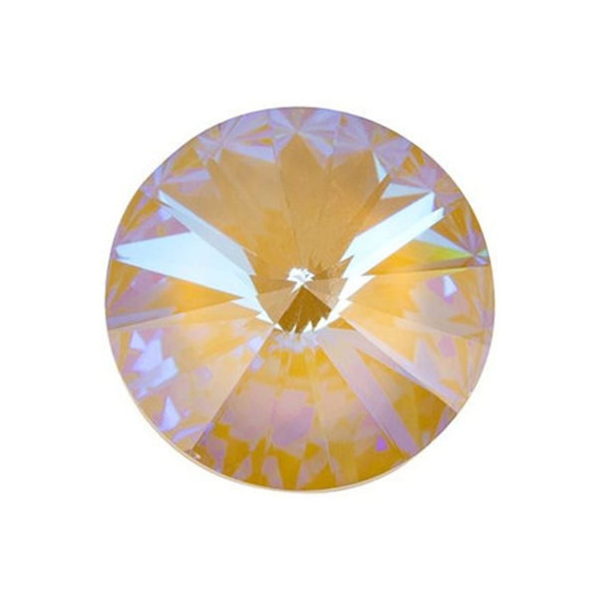 Aurora Rivoli 14mm Chaton – Crystal Ochre Delite