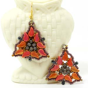 Paisley Isle Earring Pattern - Downloadable