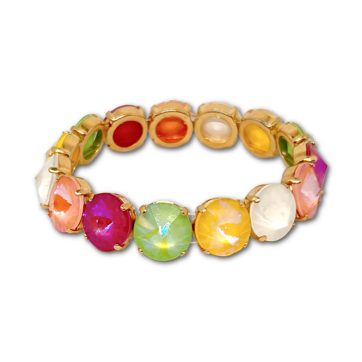 Beginners Statement Aurora Crystal Rivoli Bracelet Kit - Pastel Delite