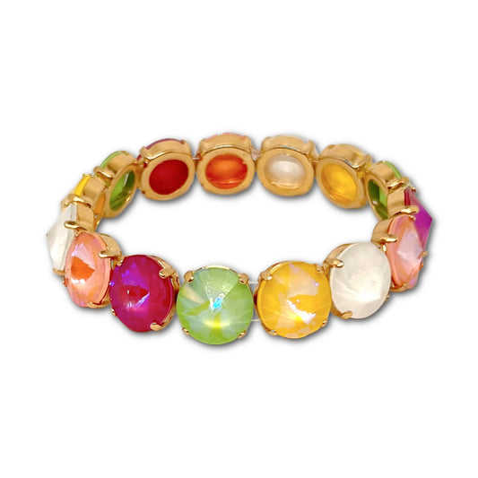 Beginners Statement Aurora Crystal Rivoli Bracelet Kit - Pastel Delite