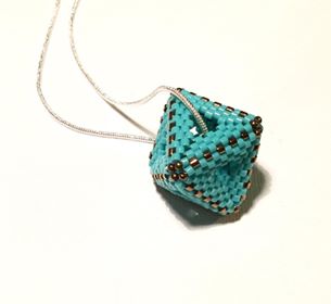 Peyote Pyramids Pattern – Instant  Download or Printed Copy