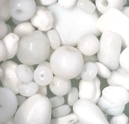 Preciosa Pressed Glass Bridal Mix - Approx 50g