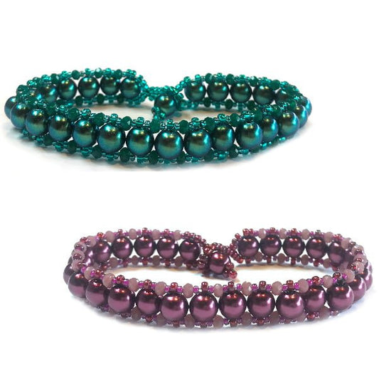 Pretty Pearl Stacking Bracelet Pattern - Downloadable