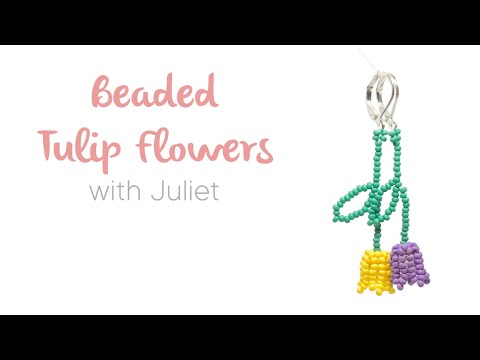 Tulip Earring Kit - Wildberry