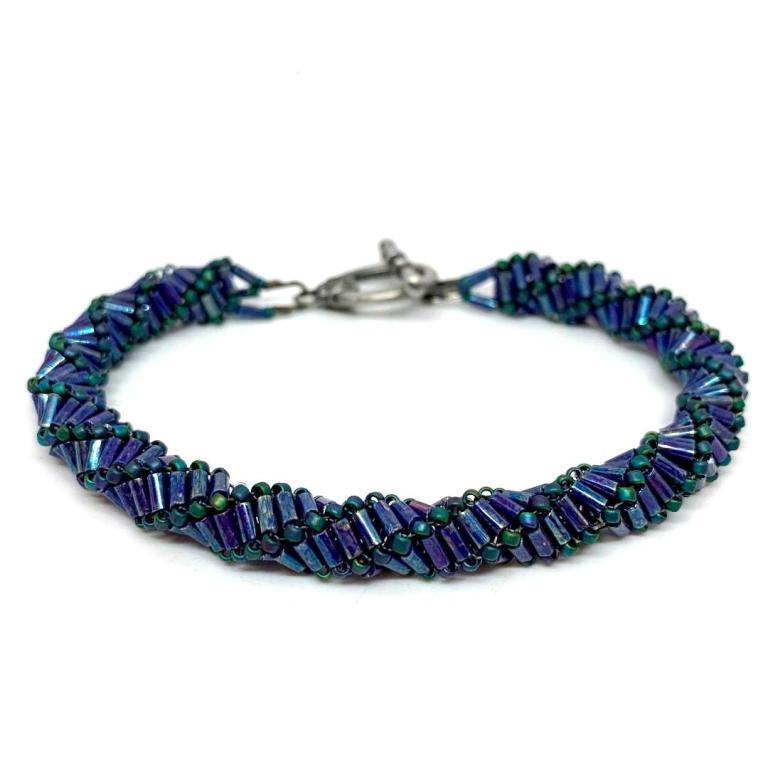 Petite Prism Bracelet Kit – Beginners – Peacock