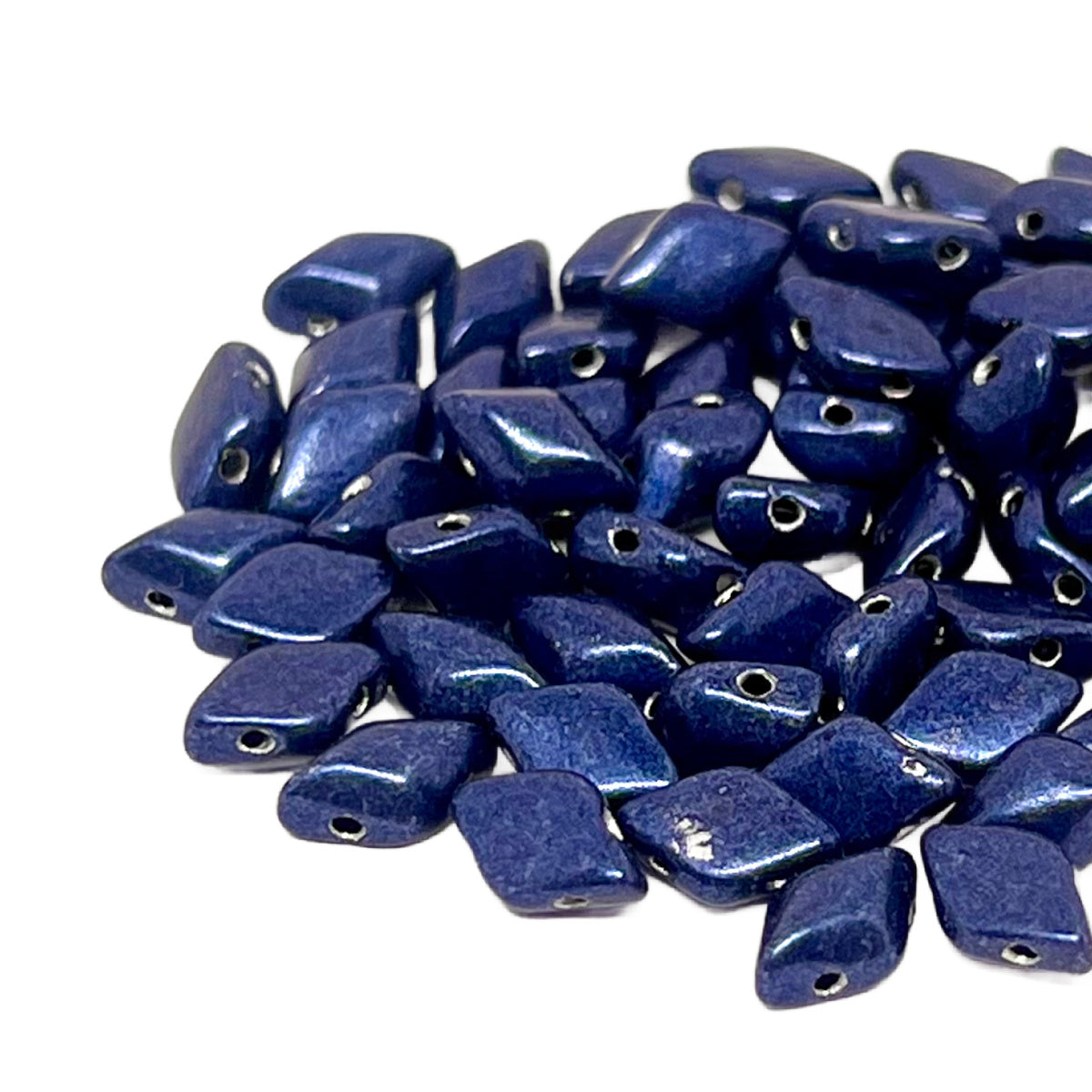 GemDuo 2-Hole 5x8mm – Saturated Metallic Evening Blue – 5g