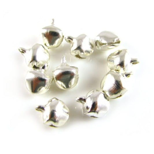 Silver Bells 8mm – Pack of 10