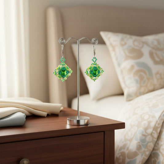 Sparkle Square Earring Kit by Ruxandra Puscas - Absinthe