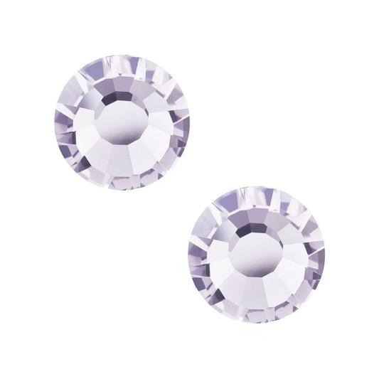 Preciosa SS34 Flat Back Crystal 7.2mm - Pack of 2 - Pale Lilac