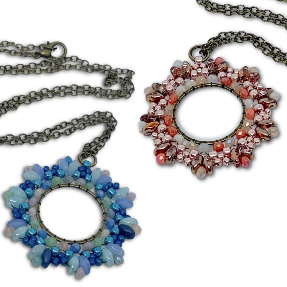 SuperDuo Starburst Pendant Pattern - Instant Download or Printed Copy