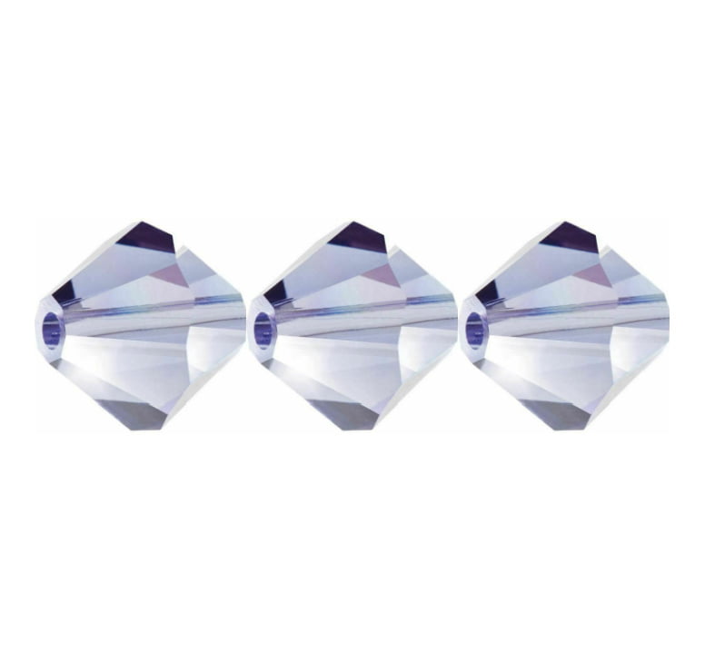 3mm Preciosa Bicones – Tanzanite – Pack of 30