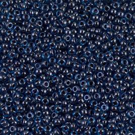 11/0 Miyuki Seed Beads - 25g Bag – Ruby Lined Capri Blue Luster - Colour 358