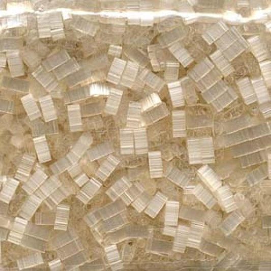 Miyuki Half Tila Beads - 5g Bag – Silk Pale Cream
