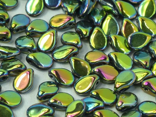 Preciosa 5x7mm Pip Beads – Pack of 30 –  Jet Full AB