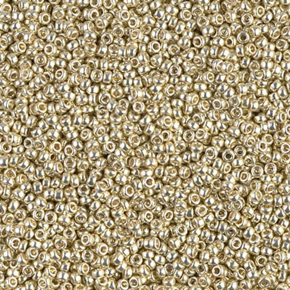 11/0 Toho Seed Beads - 10g Bag – PermaFinish – Galvanized Aluminium