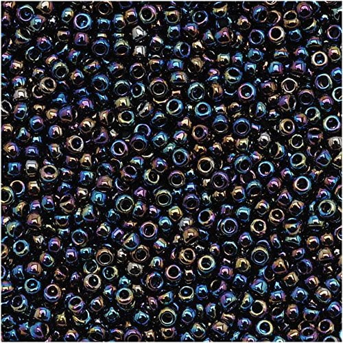 11/0 Toho Seed Beads - 10g Bag β Metallic Rainbow Iris