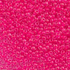 11/0 Toho Seed Beads - 10g Bag β Luminous Neon Pink- Colour 978
