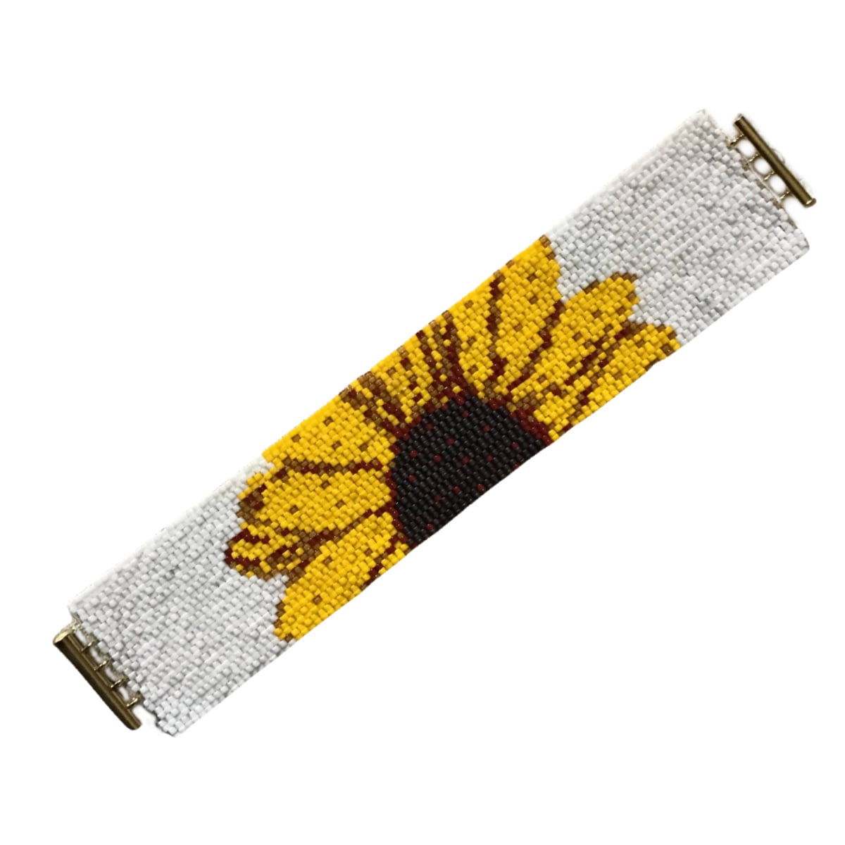 Two Drop Peyote Sunflower Kit by Holly Kurzman