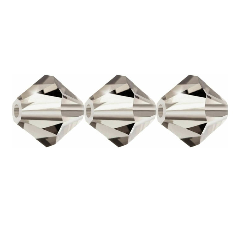 3mm Preciosa Bicones – Crystal Velvet – Pack of 30