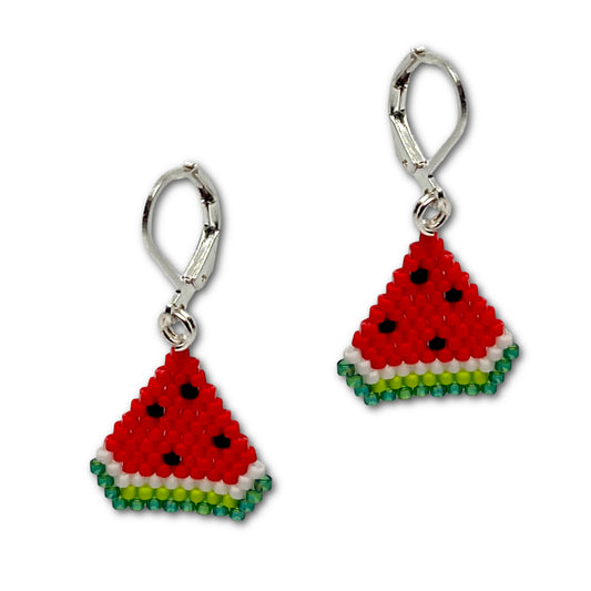 Watermelon Slice Earring Project Pack - Pattern Sold Separately