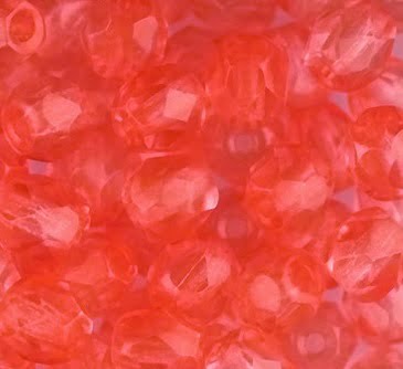 3mm Czech Fire Polish - 00030/01191 - Solgel Watermelon x 100
