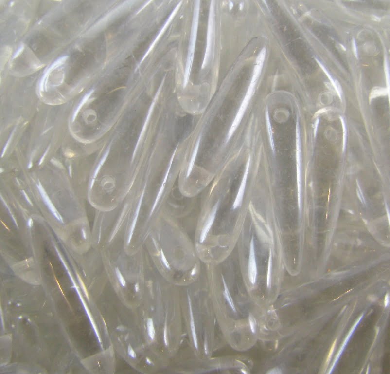 Preciosa Thorn Beads 5x16mm – Pack of 10 – Crystal Lustre 00030/21402