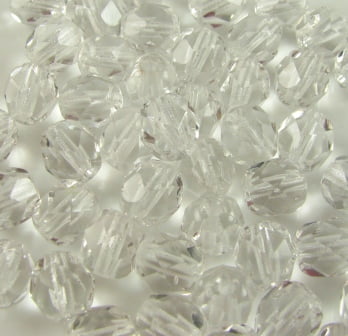3mm Czech Fire Polish – 00030 – Crystal – 1200 Bead Wholesale Pack