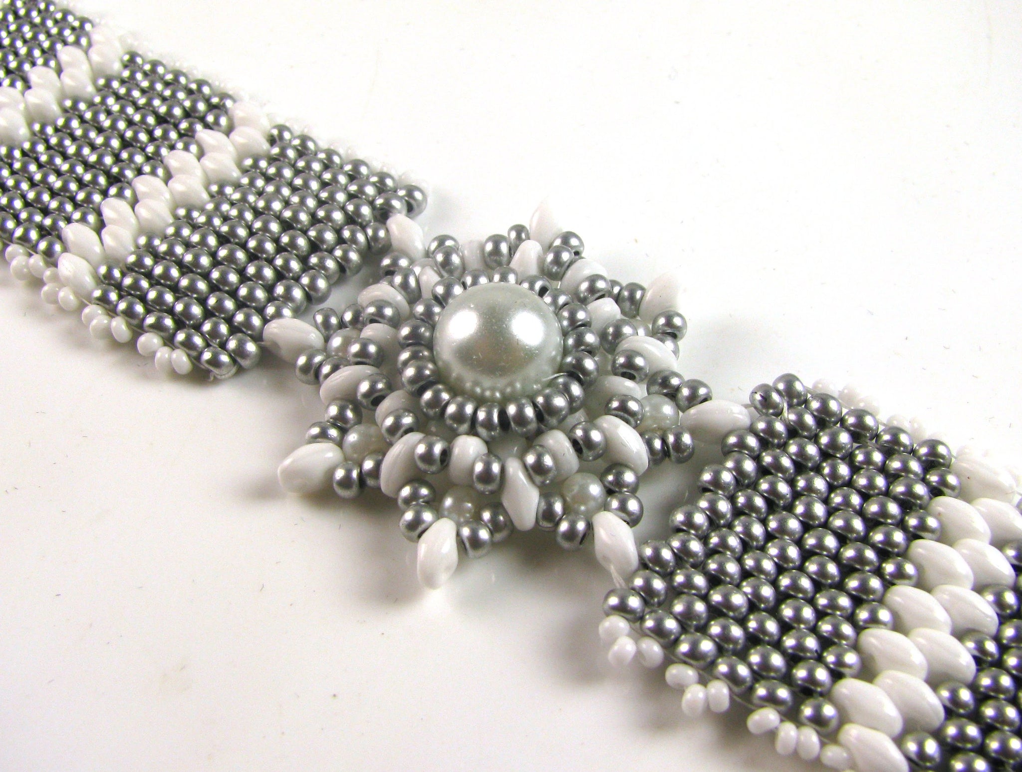 Snowflake Cuff Pattern by Sue Picknell - Downloadable
