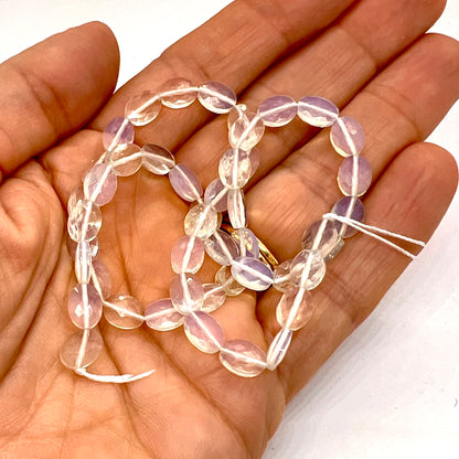 8x6mm Opalite Oval Facted Bead Strand – Approx 45 Beads