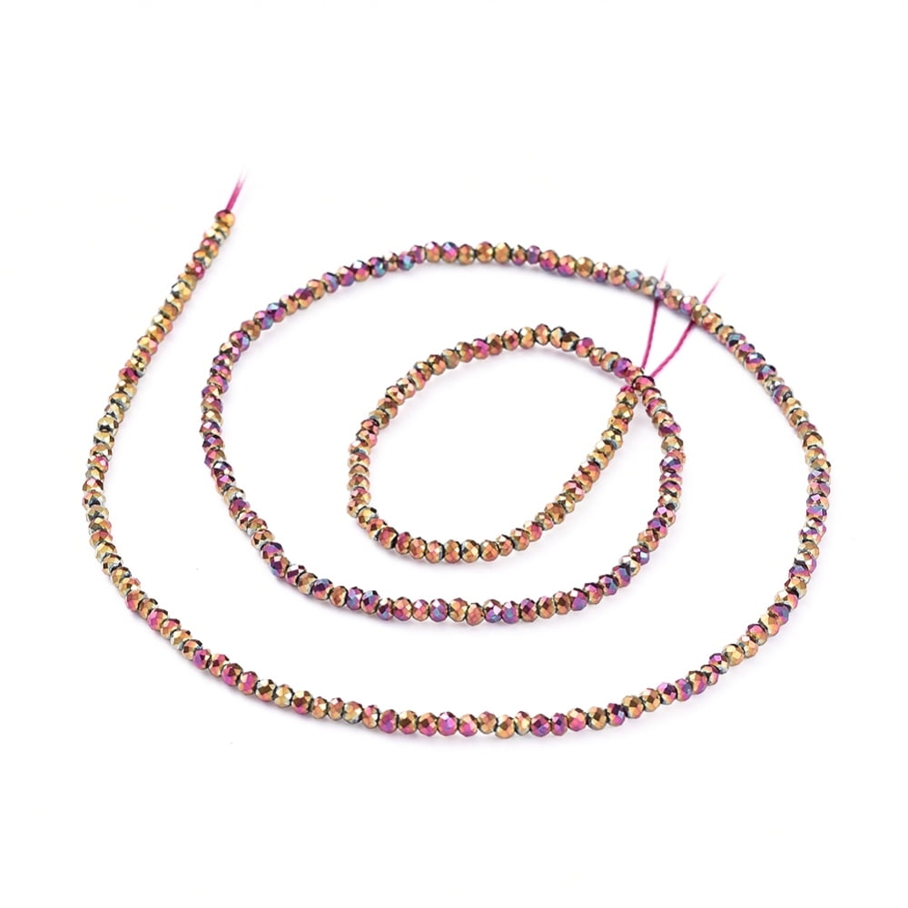 Etoile Micro Crystal Rondelles 2×1.5mm – Strand of approx 200 – Full Marea
