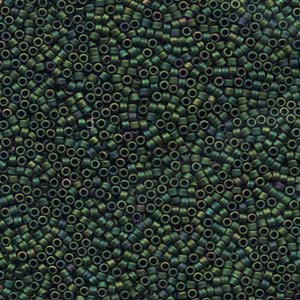 11/0 – Miyuki Delica - 5g Bag – Matte Metallic Teal Iris – DB327