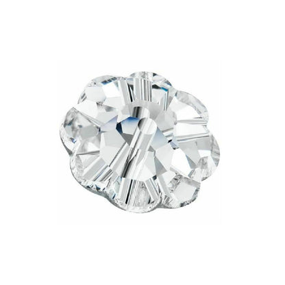10mm Preciosa Flower Spacer – Crystal AB (Foiled)