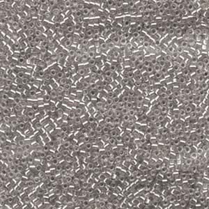11/0 – Miyuki Delica - 5g Bag – Silver Lined Gray Mist – DB1211