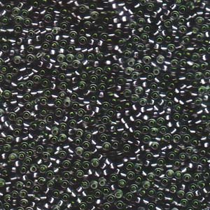 11/0 Miyuki Seed Beads - 25g Bag – Silver Lined Celery - Colour 1456