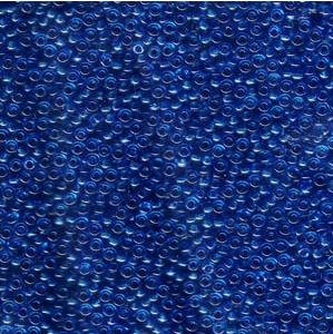 11/0 Miyuki Seed Beads - 25g Bag – Transparent Capri Blue - Colour 149