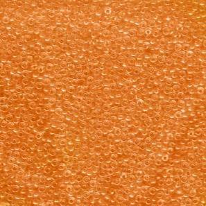 11/0 Miyuki Seed Beads - 25g Bag – Transparent Orange - Colour 138