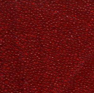 11/0 Miyuki Seed Beads - Transparent Ruby - Colour 141 - 250g Wholesale Bag
