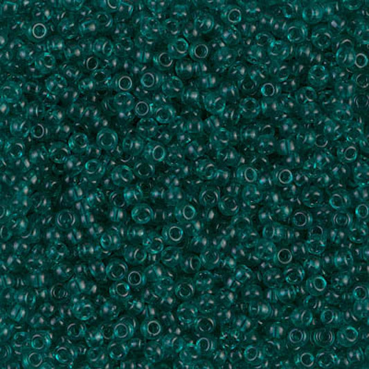 11/0 Miyuki Seed Beads - 25g Bag – Transparent Teal - Colour 2405