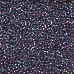 11/0 Miyuki Seed Beads - 25g Bag – Silver Lined Amethyst AB - Colour 1024