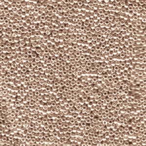 11/0 Miyuki Seed Beads - 25g Bag – Galvanised Light Rose - Colour 1086